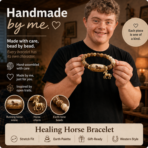 🔥Limited Edition🐎 Western Horse Guardian Crystal Bracelet✨