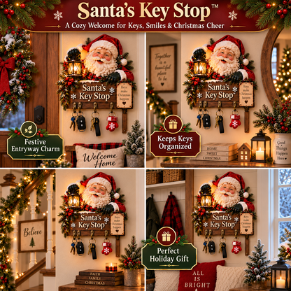✨Last Day 49% OFF✨Welcome Key Holder™– Lighted Christmas Entryway Wall Decor
