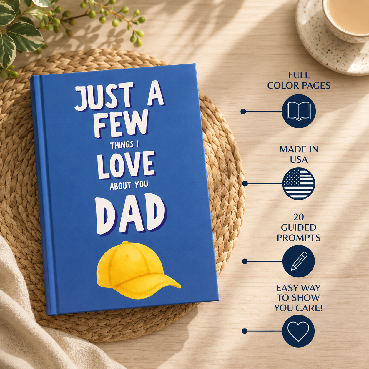 🎁Father's Day  Sale 49% OFF📚Just A Few Things I Love About You Dad Personalized Gift for Dad