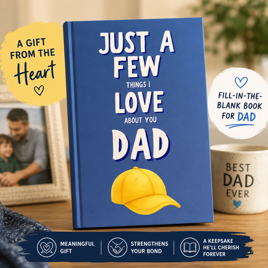 🎁Father's Day  Sale 49% OFF📚Just A Few Things I Love About You Dad Personalized Gift for Dad