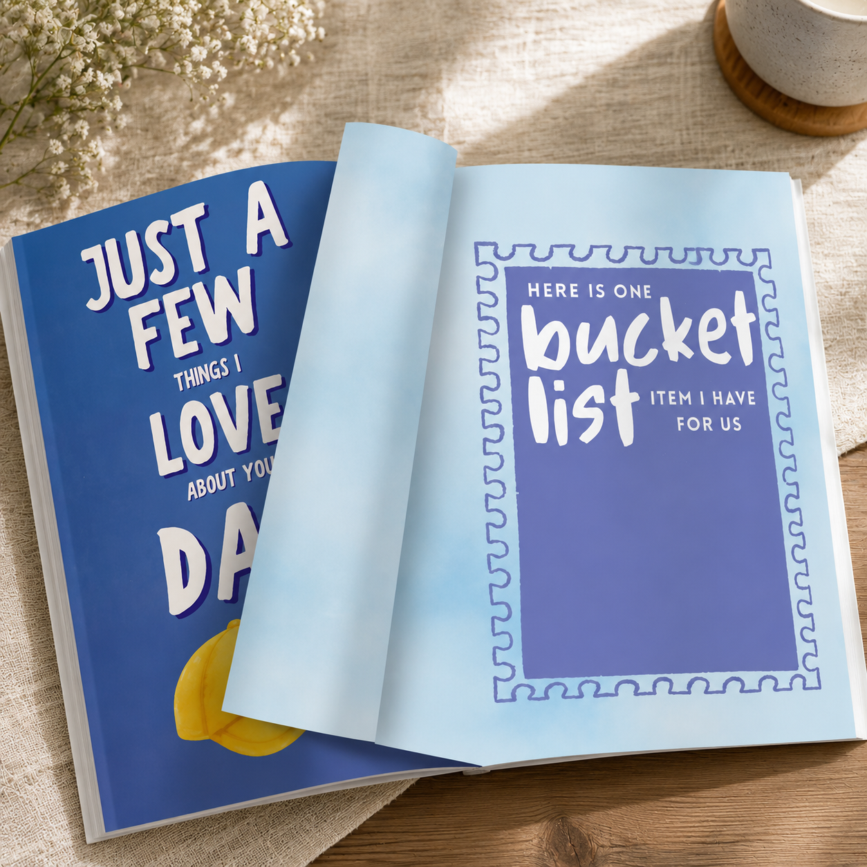 🎁Father's Day  Sale 49% OFF📚Just A Few Things I Love About You Dad Personalized Gift for Dad