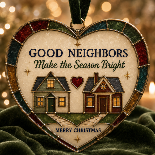 ✨ Heartfelt 'Stained-Glass Style' Christmas Ornaments | The Perfect Holiday Gift for Everyone You Love ❤️🎄