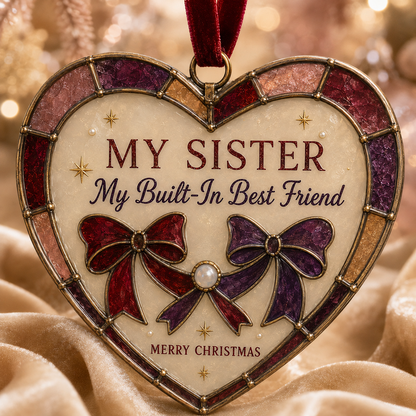 ✨ Heartfelt 'Stained-Glass Style' Christmas Ornaments | The Perfect Holiday Gift for Everyone You Love ❤️🎄