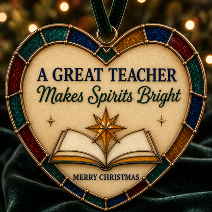 ✨ Heartfelt 'Stained-Glass Style' Christmas Ornaments | The Perfect Holiday Gift for Everyone You Love ❤️🎄