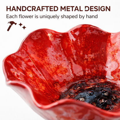 🔥2026 Muttertagsgeschenke 50% Rabatt🔥Handgemachter Blumen-Gartenstecker aus Metall🐦