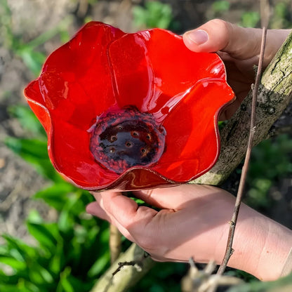 🔥2026 Muttertagsgeschenke 50% Rabatt🔥Handgemachter Blumen-Gartenstecker aus Metall🐦