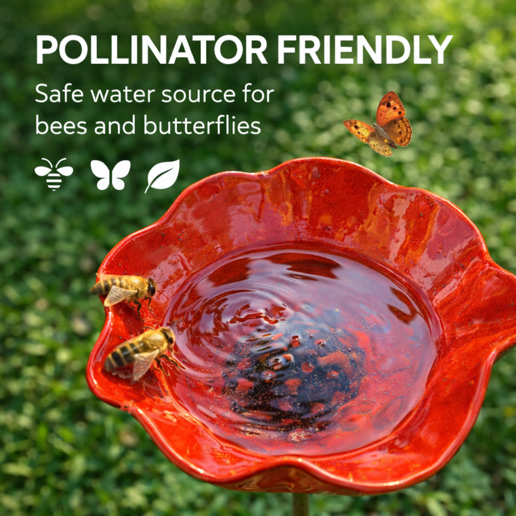 💥2026 Muttertagsgeschenke 50% Rabatt – 🎁Handgefertigter Blumen-Gartenstecker aus Metall🐦