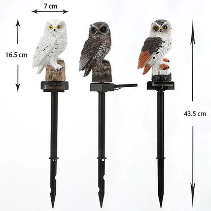 🔥 Waterproof owl-shaped solar lamp – LED pathway light for lawns, gardens and outdoor decorations