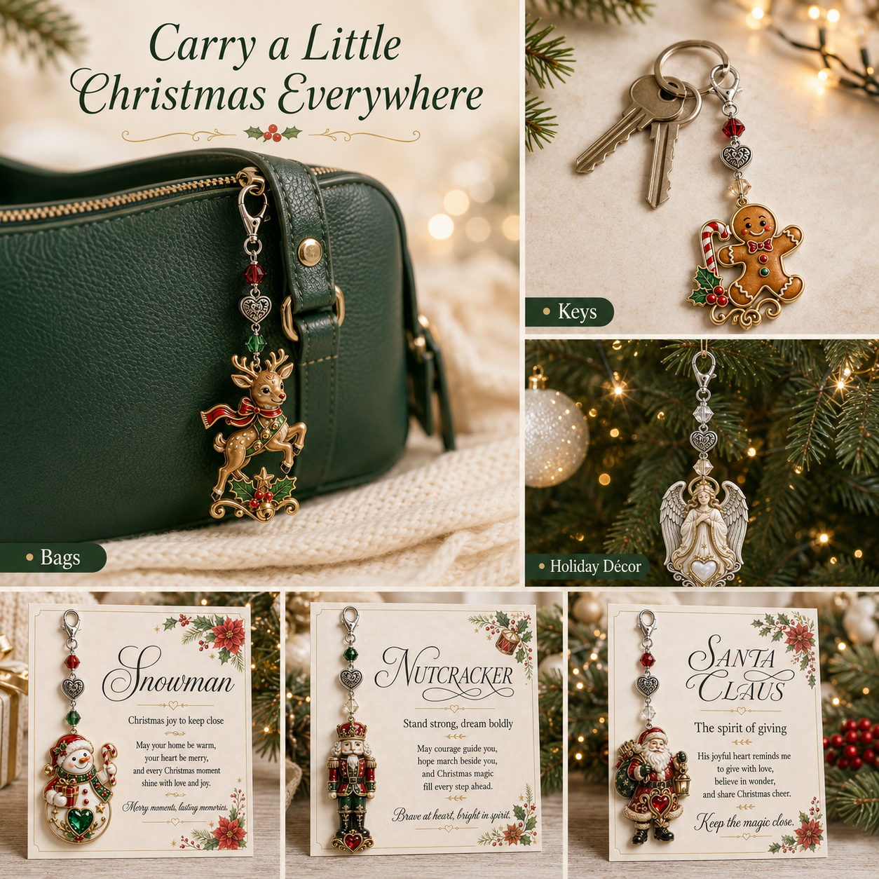 🎅Christmas Early Discount 49% Off 🎄Christmas Keepsake Keychain Card&Pocket Hug✨