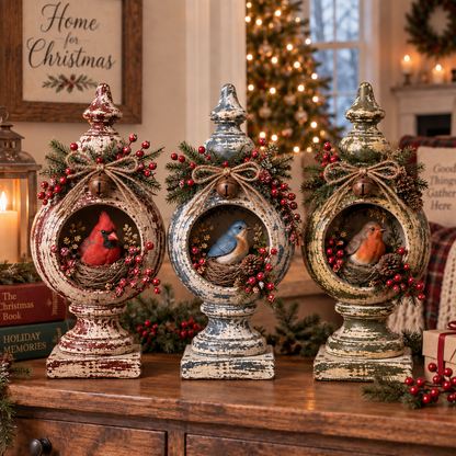 ⏰Sale 60% OFF - Vintage Christmas Bird Keepsake Collection - A Little Christmas Visitor That Feels Like Home