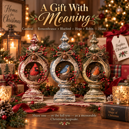 ⏰Sale 60% OFF - Vintage Christmas Bird Keepsake Collection - A Little Christmas Visitor That Feels Like Home