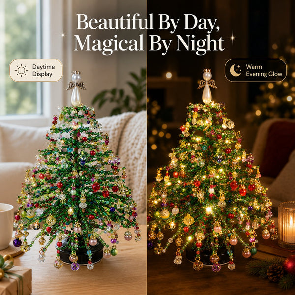 🎄✨ DIY Beaded Christmas Tree Kit – 🎅 A Christmas Craft to Treasure