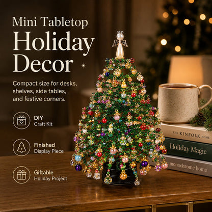 🎄✨ DIY Beaded Christmas Tree Kit – 🎅 A Christmas Craft to Treasure