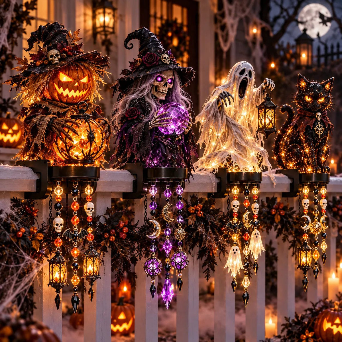 ⏰Sale 60% OFF - 🔥😍 Halloween Glow Railing Lights🎃
