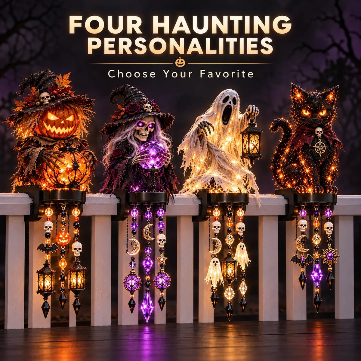 ⏰Sale 60% OFF - 🔥😍 Halloween Glow Railing Lights🎃