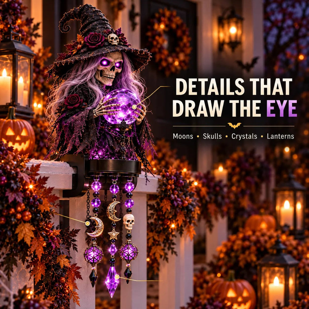 ⏰Sale 60% OFF - 🔥😍 Halloween Glow Railing Lights🎃