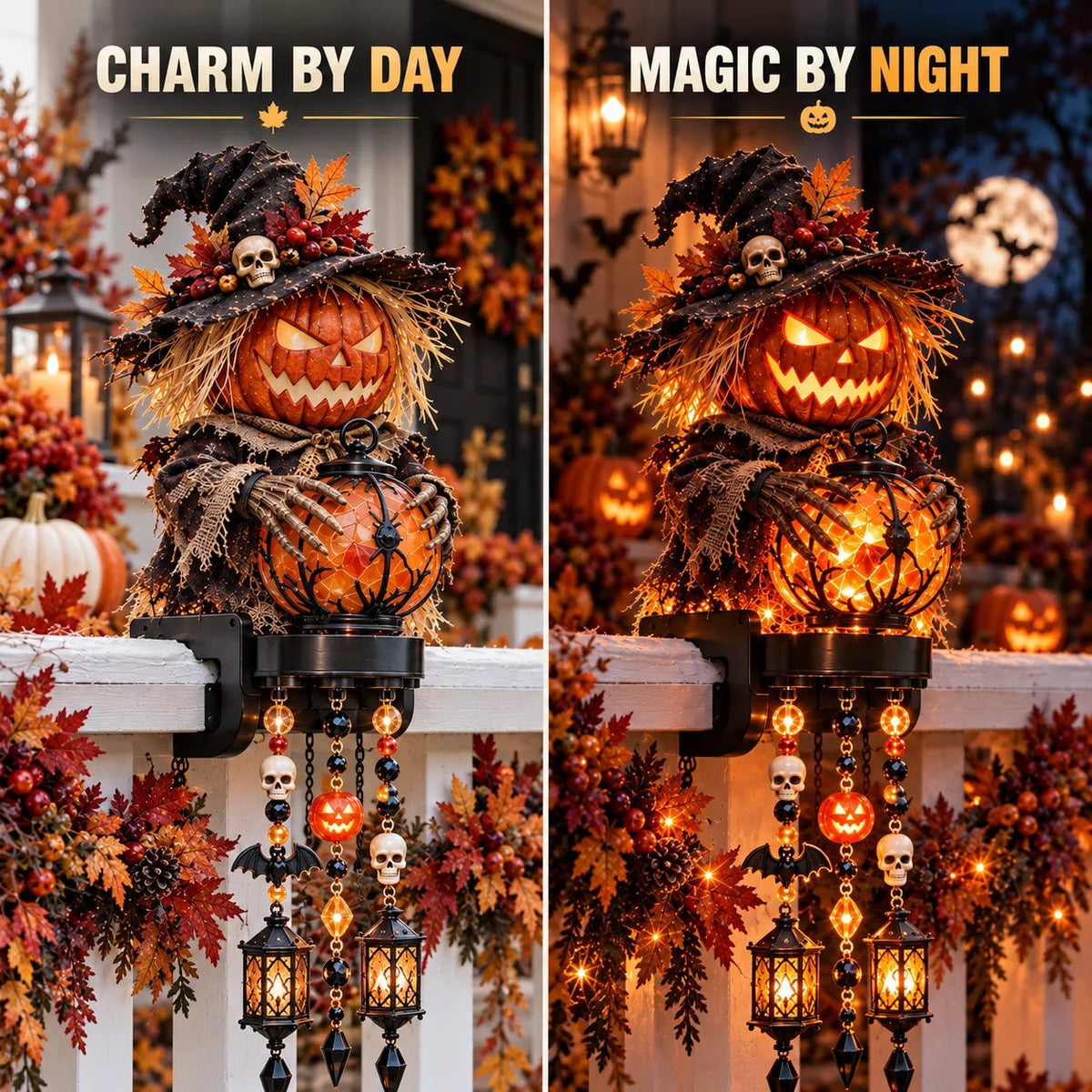 ⏰Sale 60% OFF - 🔥😍 Halloween Glow Railing Lights🎃