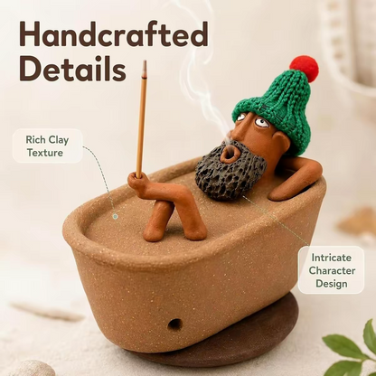 🛁 Tub Within a Tub™ – Whimsical Incense Burner ✨