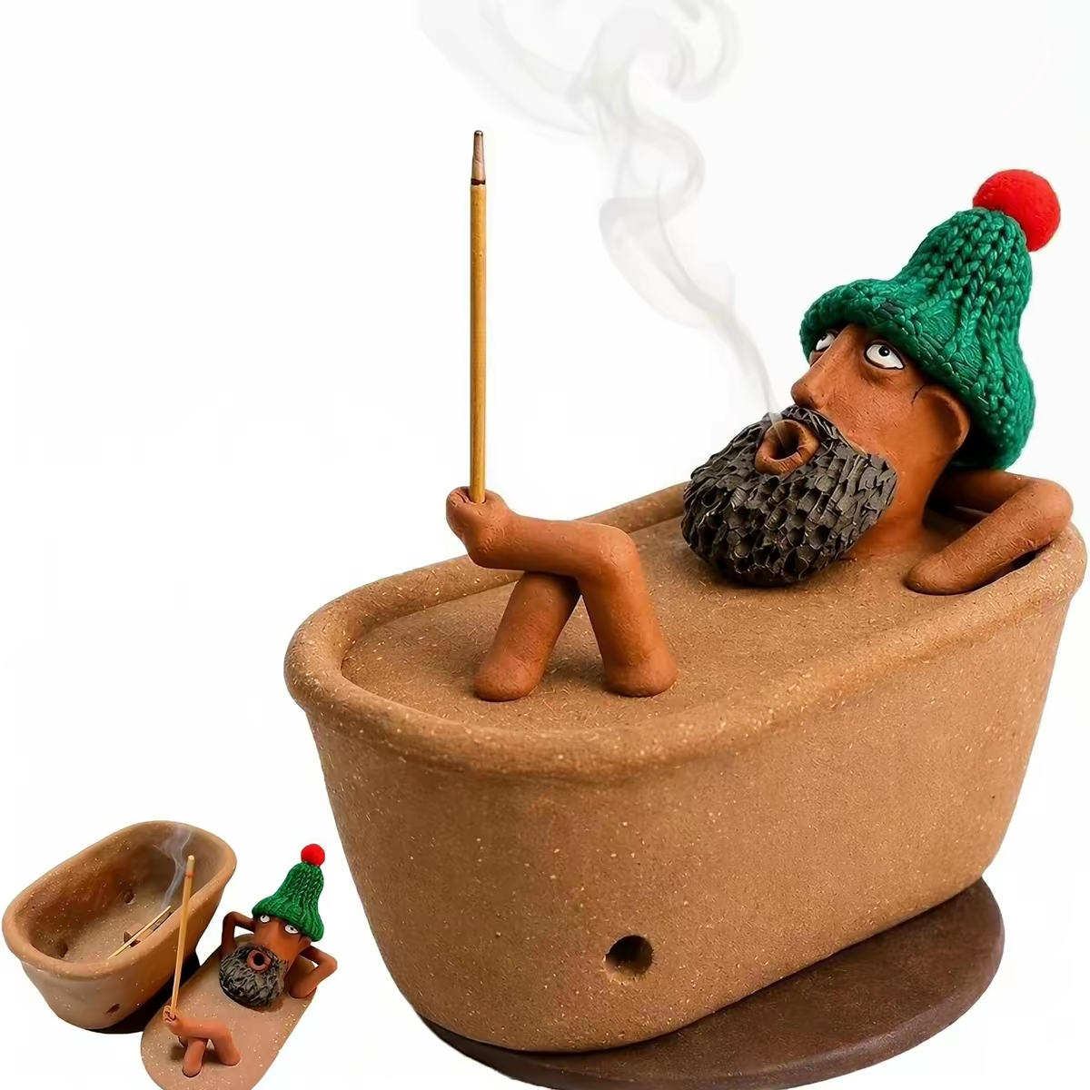 🛁 Tub Within a Tub™ – Whimsical Incense Burner ✨
