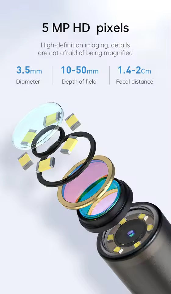 Smart Earwax Remover with 1080P Camera for Android & iPhone (Imported)