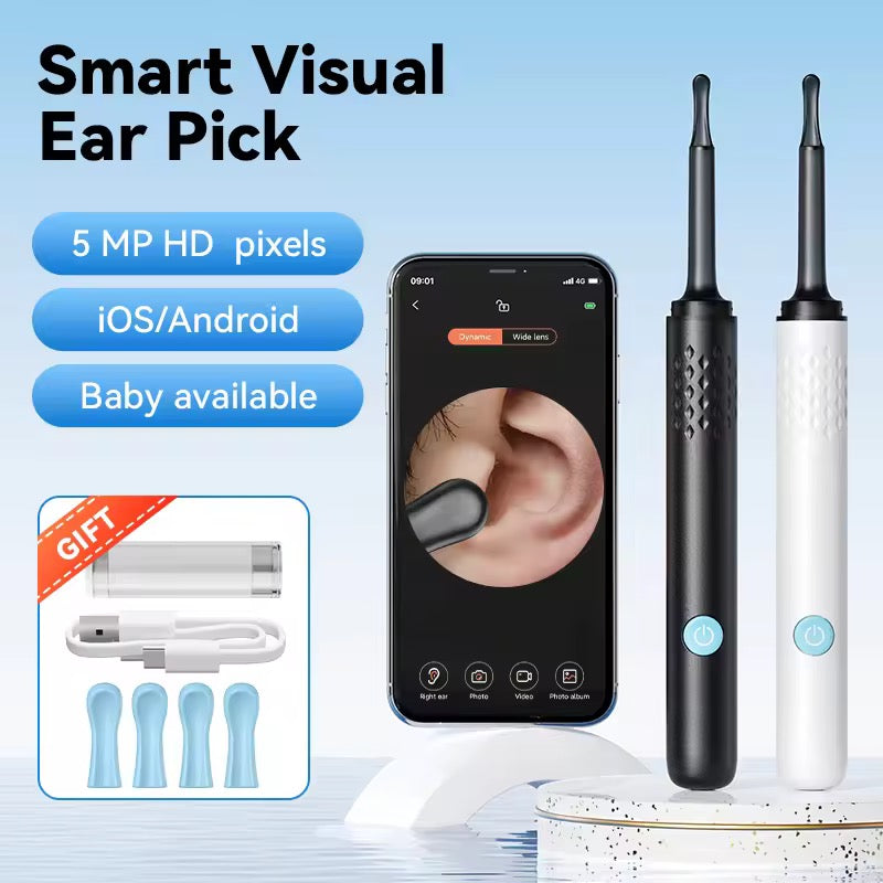 Smart Earwax Remover with 1080P Camera for Android & iPhone (Imported)