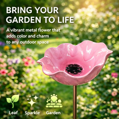 🔥2026 Muttertagsgeschenke 50% Rabatt🔥Handgemachter Blumen-Gartenstecker aus Metall🐦