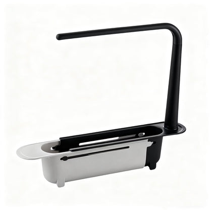 🔥LAST DAY 50% OFF - ✨ Adjustable Telescopic Sink Organizer – Drain, Dry & Declutter