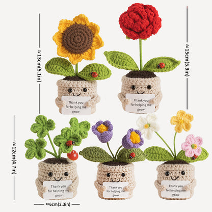 🔥50% OFF🔥 Handmade Crochet Flower Doll – A Little Bloom of Comfort & Cheer