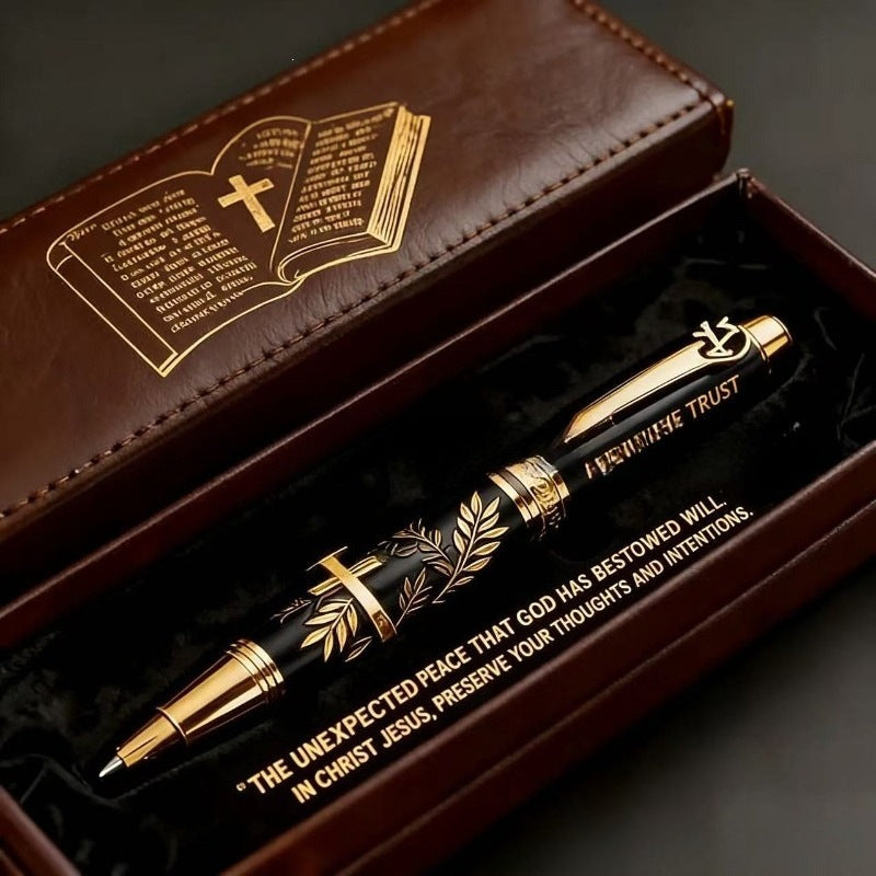 🔥✝️ "God's Blessing" Bible Commemorative Pen🖋️