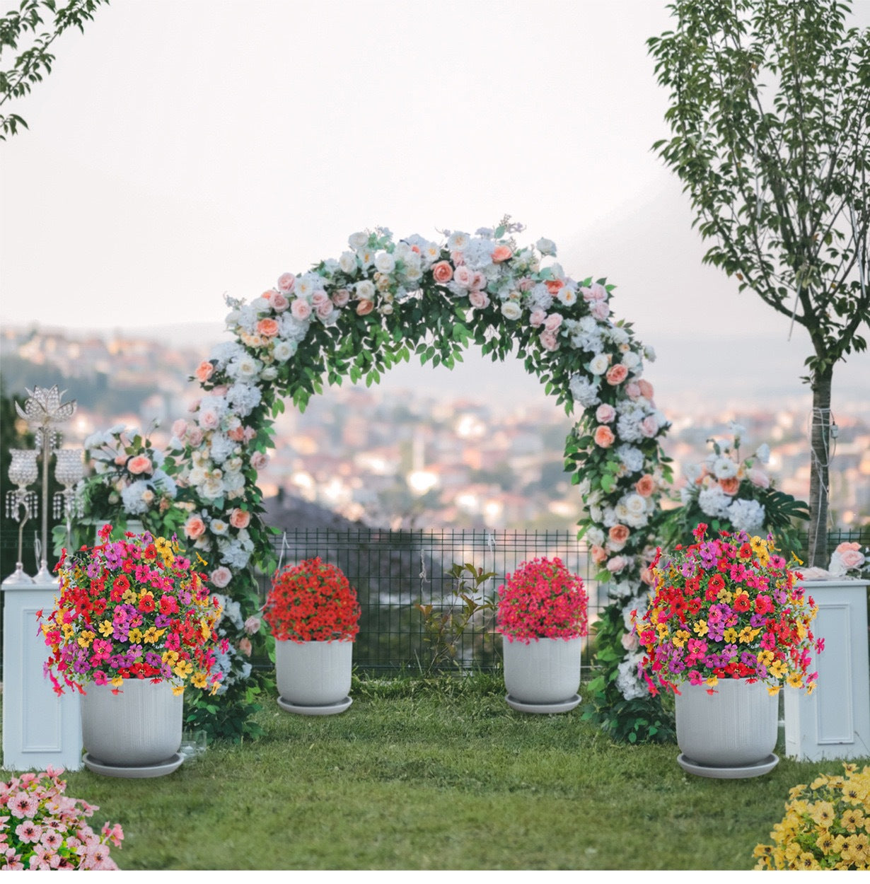 All Season Artificial Flower Stakes Indoor & Outdoor