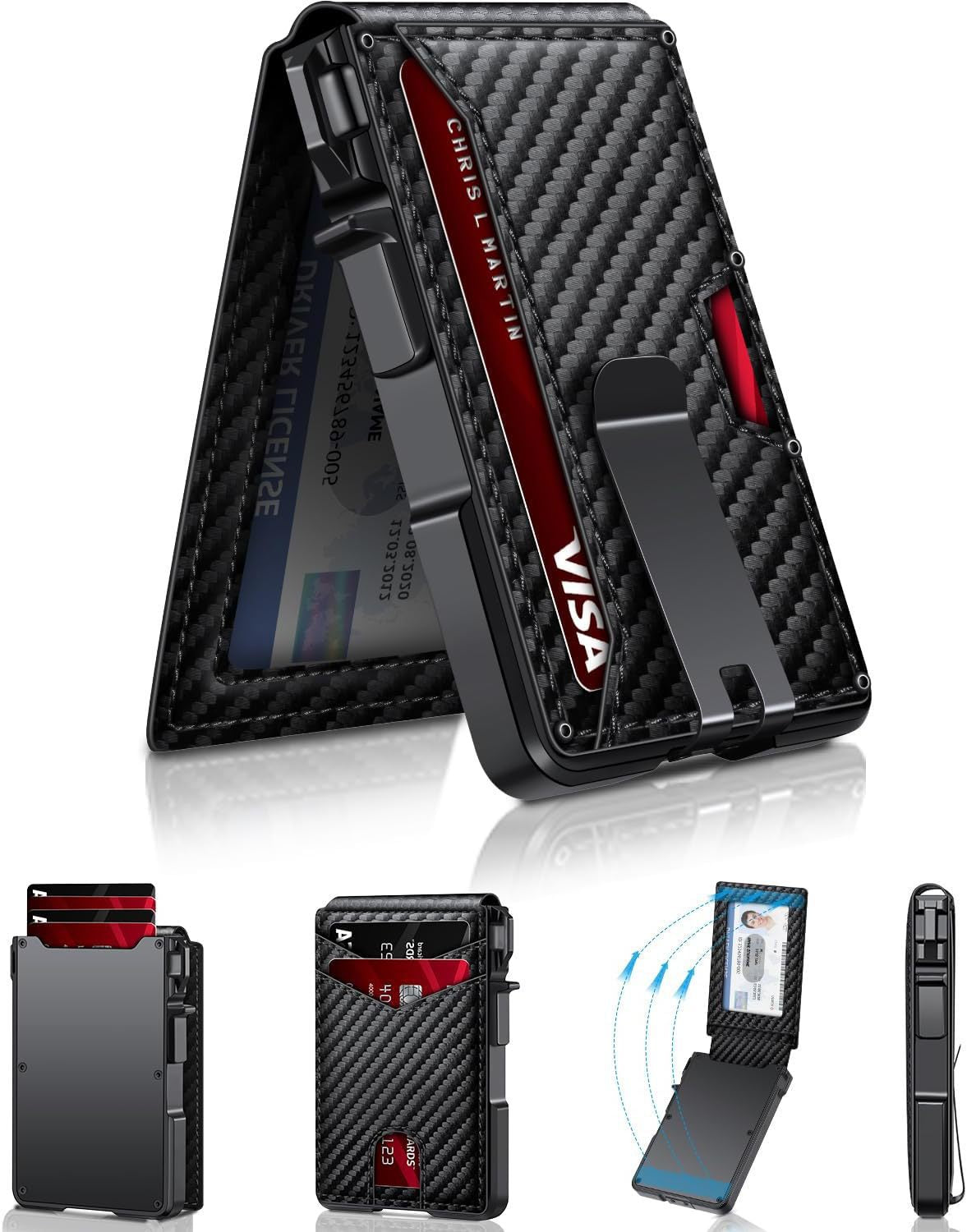 Cotitoc™ Minimalist Wallet - Maximum Capacity. Minimal Footprint.