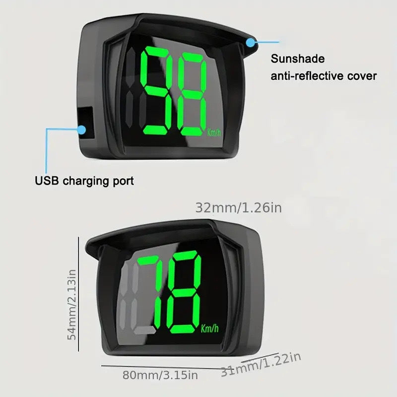 💥VENTE DERNIER JOUR 49% DE RÉDUCTION💥-Compteur de vitesse numérique GPS pour voiture MPH, connexion USB Plug and Play pour voiture, camion, moteur, SUV, tous véhicules