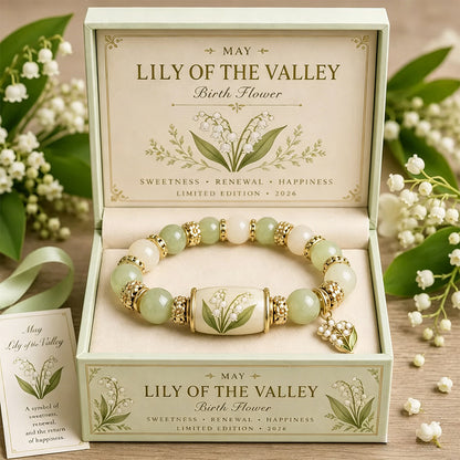 🌸 Birth Flower Blessing Bracelet | 2026 Limited Edition Only 8 Left