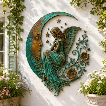 Dragonfly Moon Wall Decor