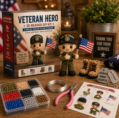 🔥Last Day 49% OFF - 🧵✨Tiny 3D Beaded Animal DIY Kit