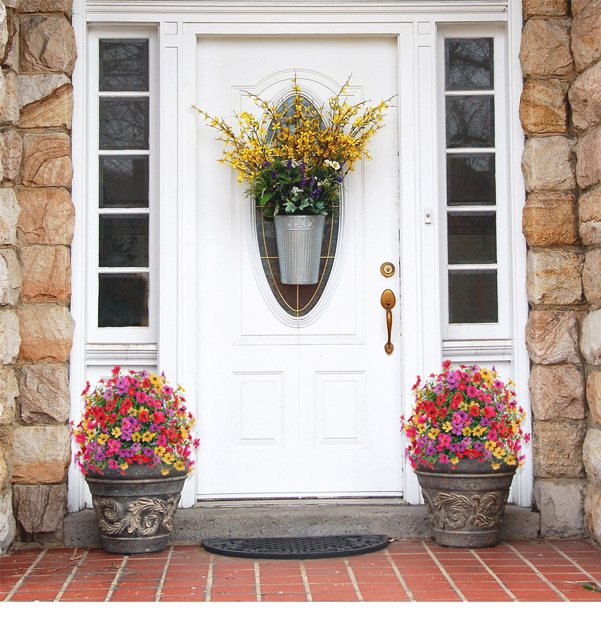 All Season Artificial Flower Stakes Indoor & Outdoor