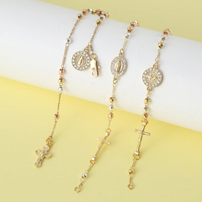 ✝️Rosary Cross Beaded Bracelet✨✨
