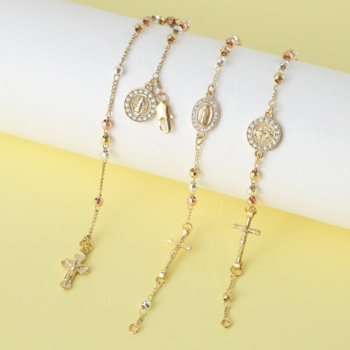 ✝️Rosary Cross Beaded Bracelet✨✨