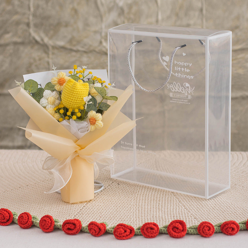 🎁 Hand-woven tulip flowers – The Gift That Lasts Forever