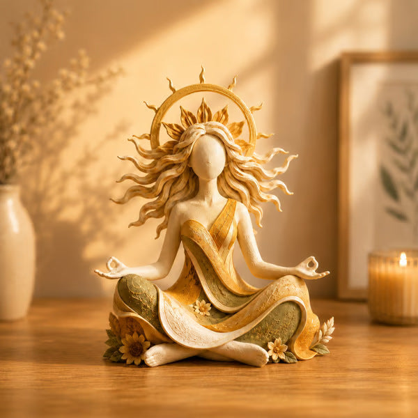 🧘Serenity Growth | Inner Harmony Sculptural Figurine 🌙☀️