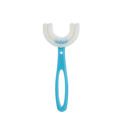U-shaped Children's Toothbrush Soft Silicon Glue Dental Dental Artifact