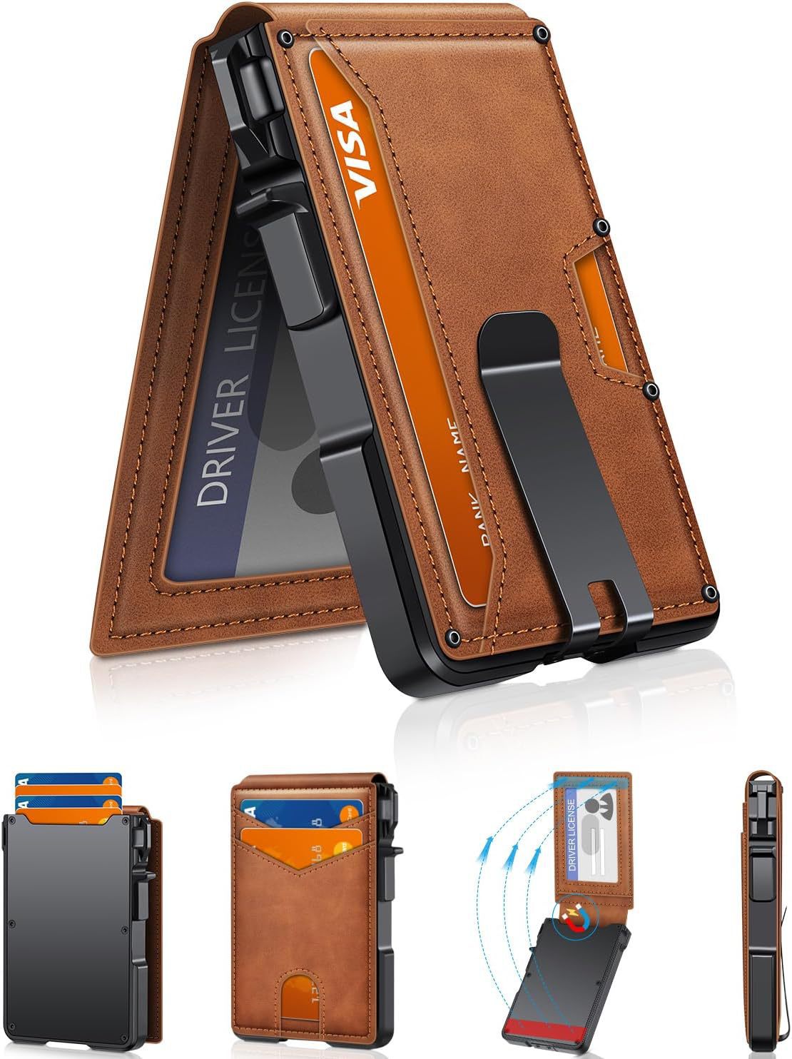 Cotitoc™ Minimalist Wallet - Maximum Capacity. Minimal Footprint.