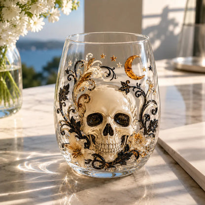 🎃 Collection de Verres Artisanaux 3D Halloween | Pour des Gorgées Magiques d'Halloween, des Détails 3D Éblouissants, des Moments Festifs Lumineux & une Ambiance Chaleureuse de Bar d'Automne