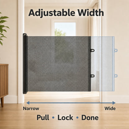 🔥Day Sale 40% OFF🔥Retractable Pet Protection Gate (No Drill Required)