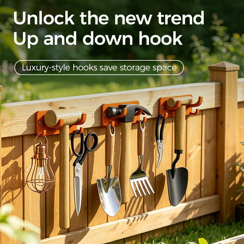 Utility Hooks – 3/6/9/12-Pack Rustproof Organizer for Kitchen, Bathroom, Garage & Garden