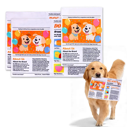 🎉 Crinkle Newspaper Dog Toy – Chewy Fun to Keep Pups Happy & Calm