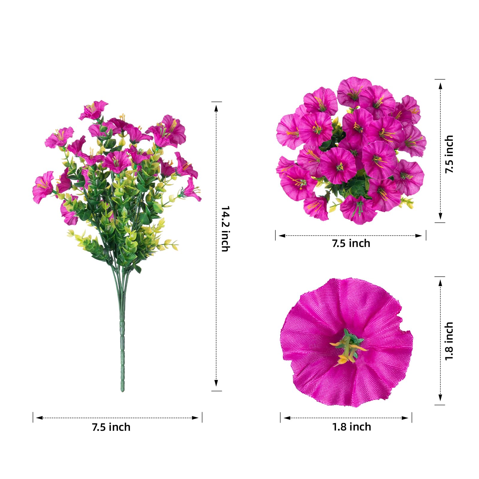 🔥Last Day 60% OFF🔥UV Resistant Artificial Petunias Flowers