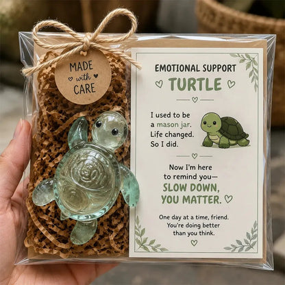 💌 Emotional Support Glass Animal Gift Set | 7 Meaningful Designs with Encouragement Card & Gift-Ready Packaging ✨