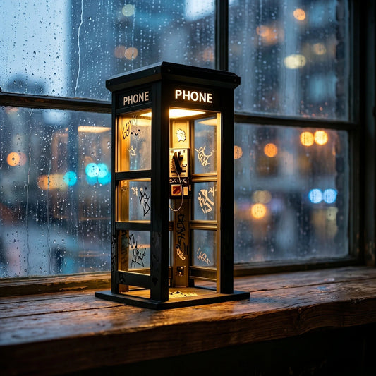 ✨Vintage Phone Booth Ambient Lamp- 🎁Light up Every Cozy Corner💛
