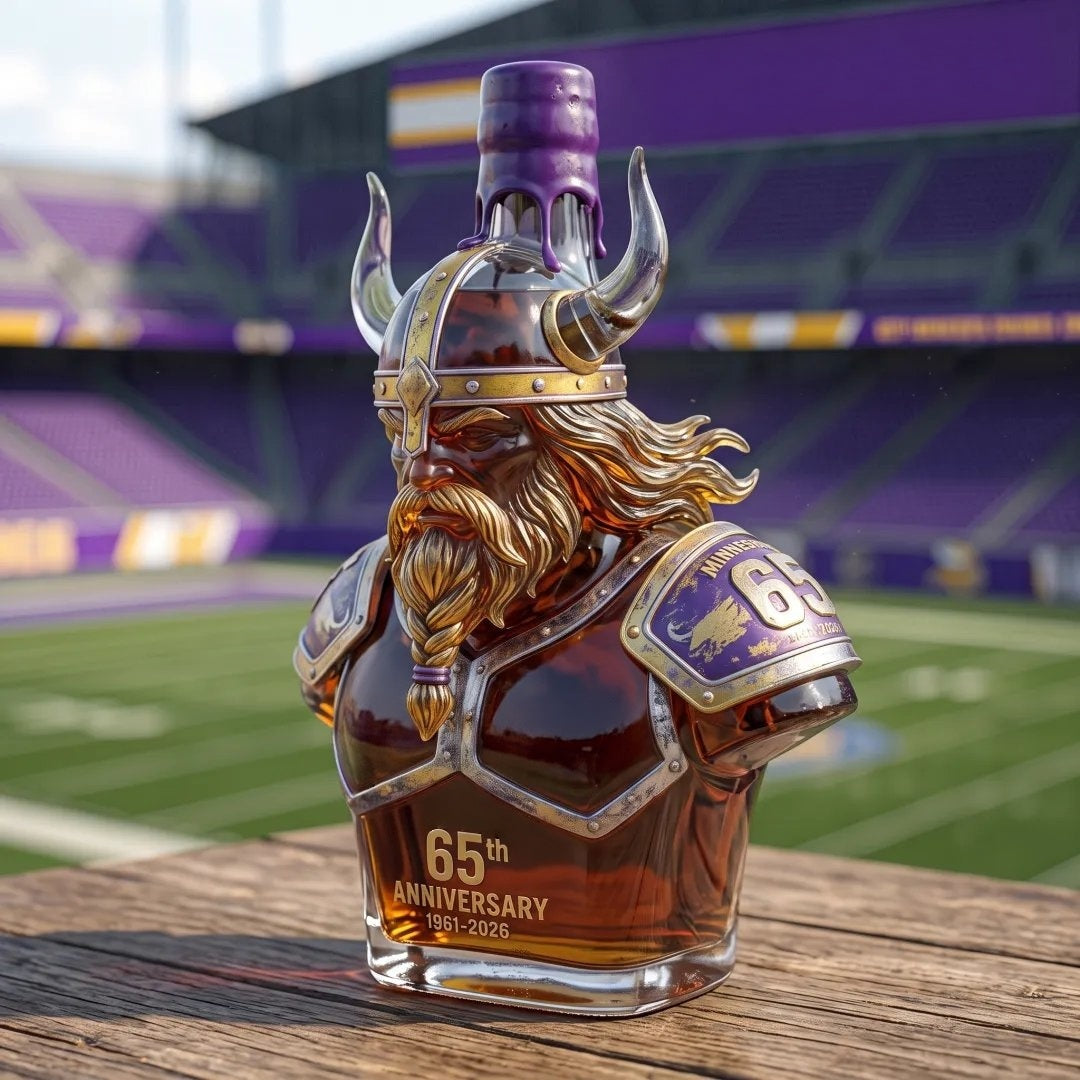'God of War of the North' 3D Bust-Shaped Whiskey Bottle